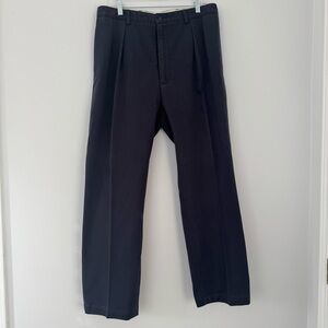 Vtg Ralph Lauren Pants Men's 40x30 Navy Blue Khaki Polo Chino Andrew Golf Pant